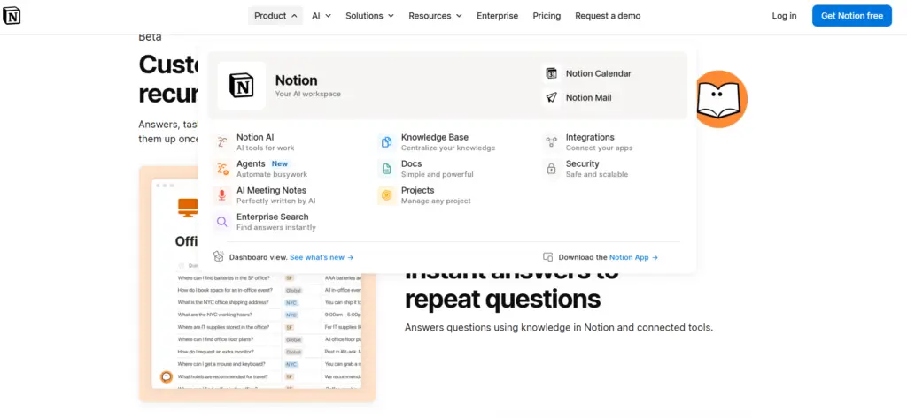 Notion AI (2026): Best aI tool for notes Notion AI by aitoolify