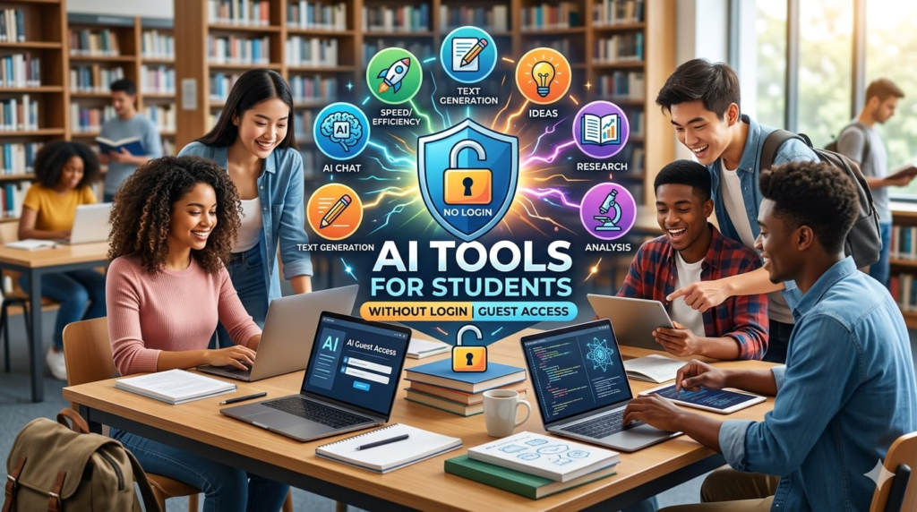 AI tools for students without login