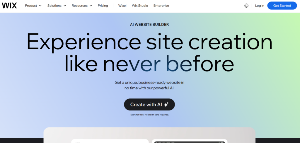 wix adi best website builder